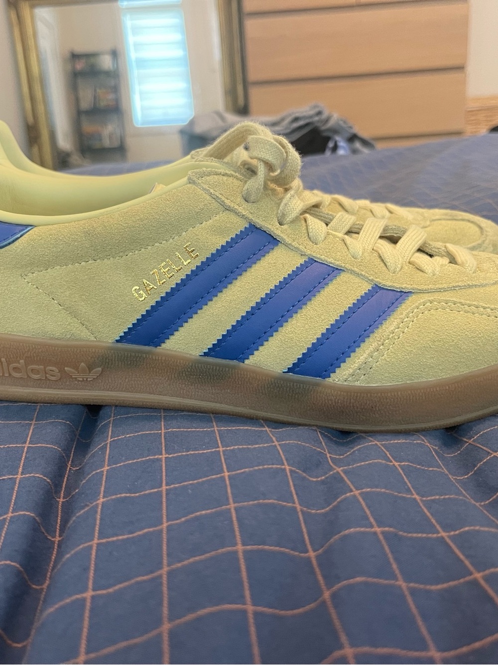 adidas Yellow and Blue Men's Sneakers - Picture 7 of 11